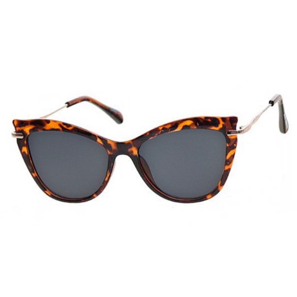 Steve Madden Grey & Brown Tortoiseshell Cat-Eye Sunglasses